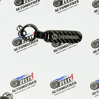 Volkswagen Carbon Finish  Keychains | Premium Sport Design