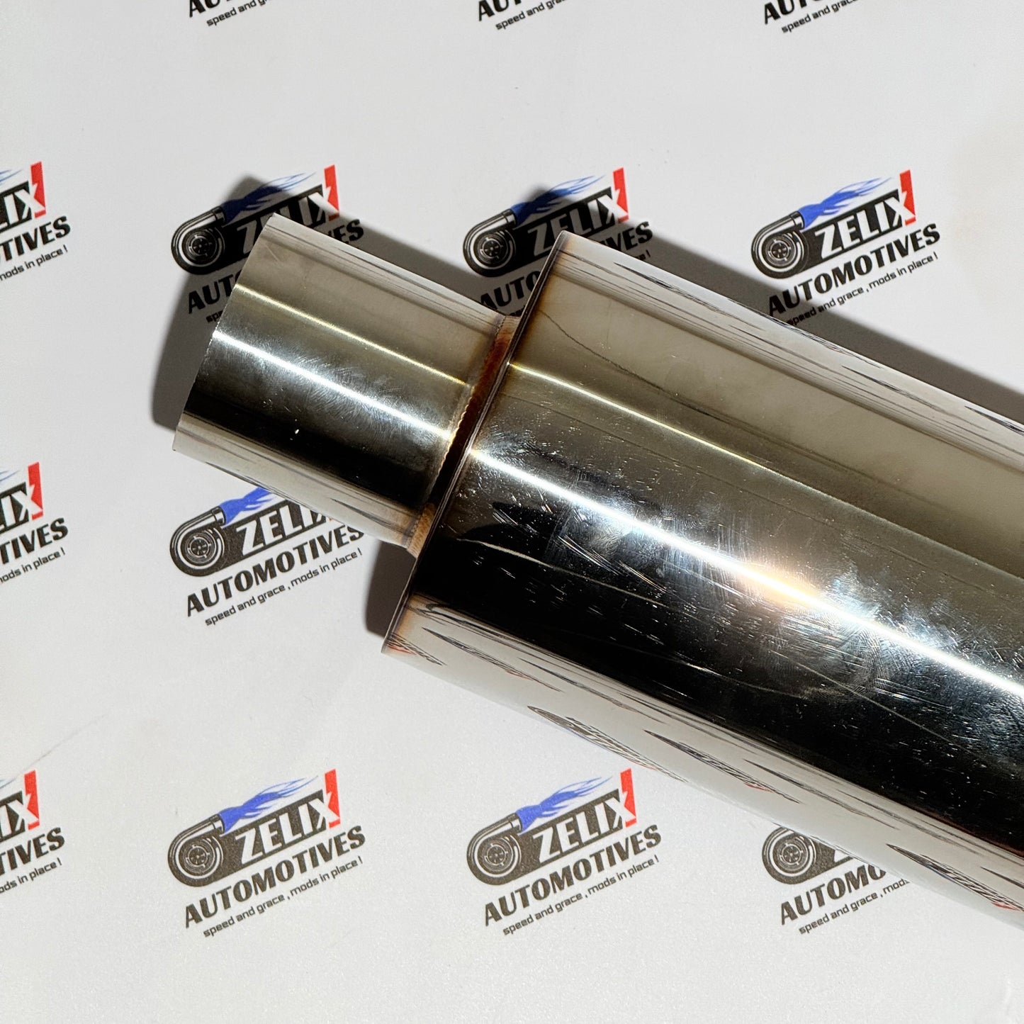 HKS JASMA Free Flow Exhaust Muffler Small | Premium Burnt Finish