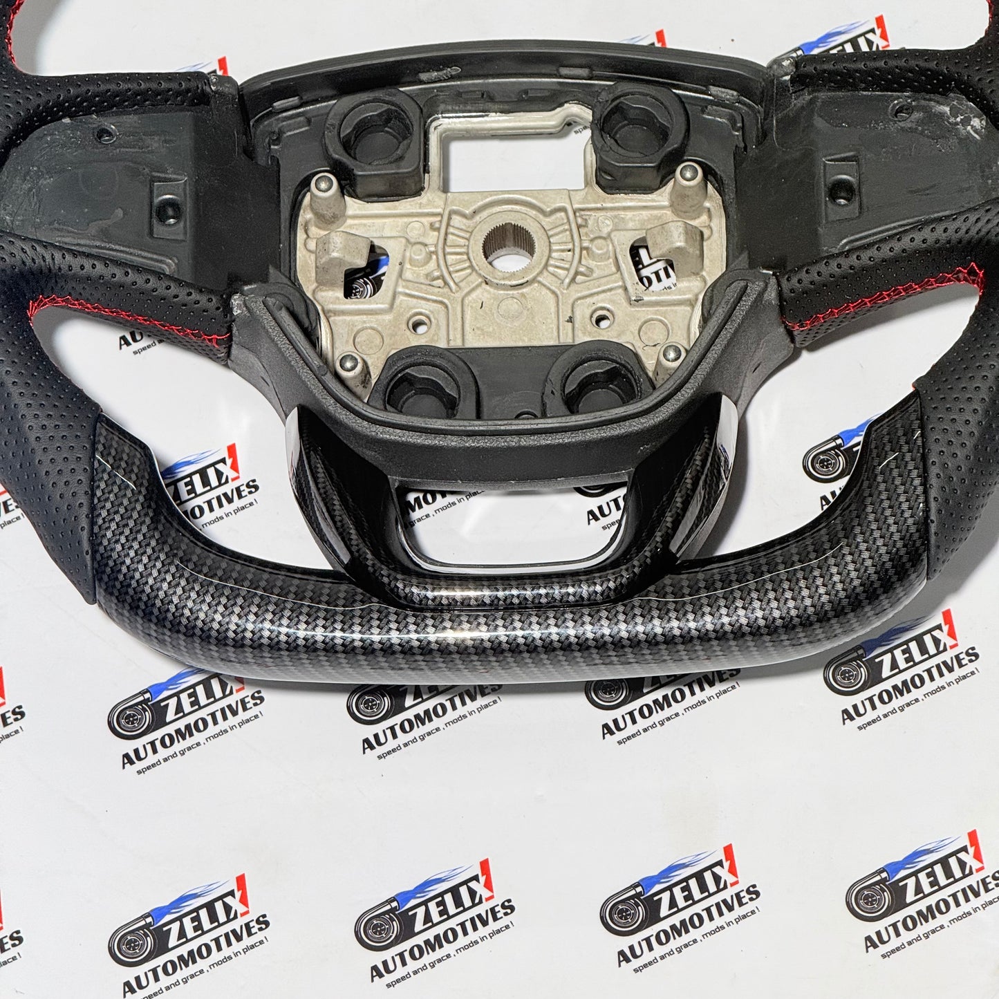 Mahindra Thar ROXX Carbon Finish Steering Wheel | Aftermarket Upgrade