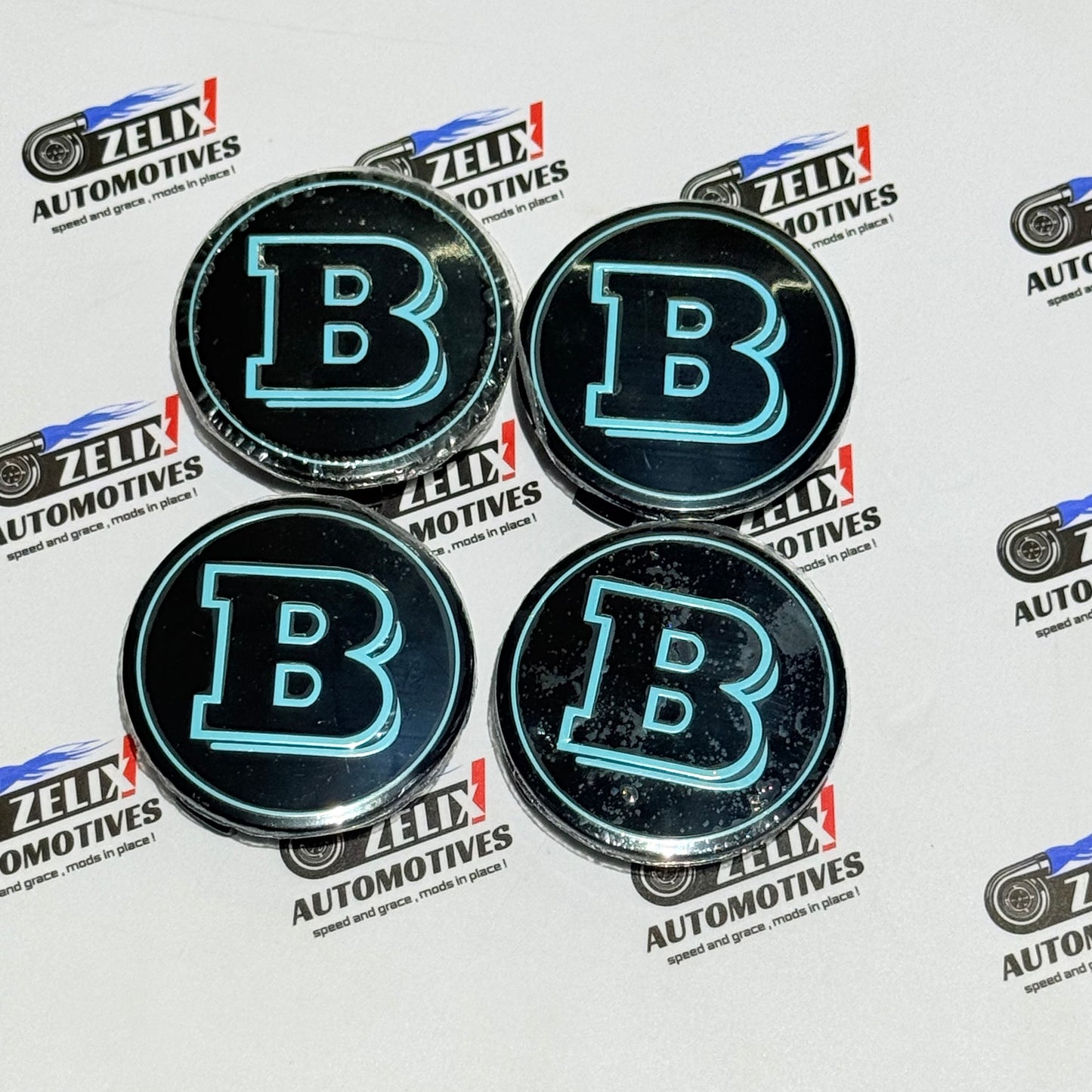 Mercedes Benz Brabus Wheel Center Caps | Enhances Sporty look Multiple Colour Options