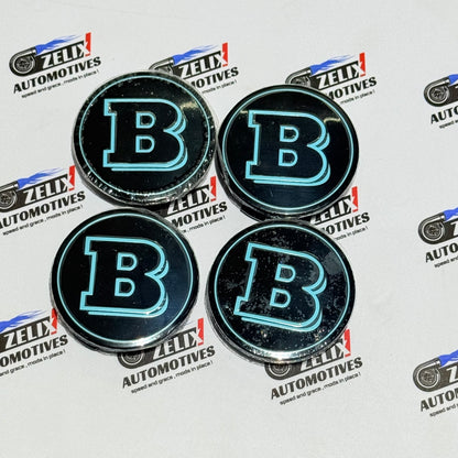 Mercedes Benz Brabus Wheel Center Caps | Enhances Sporty look Multiple Colour Options