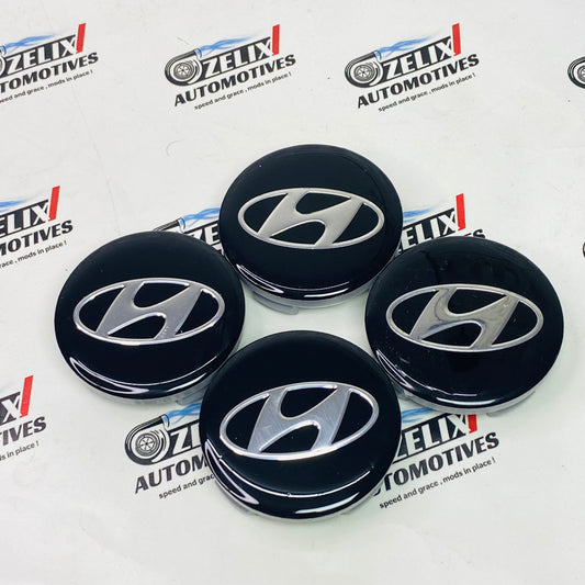 Premium  Hyundai wheel center caps in set of 4