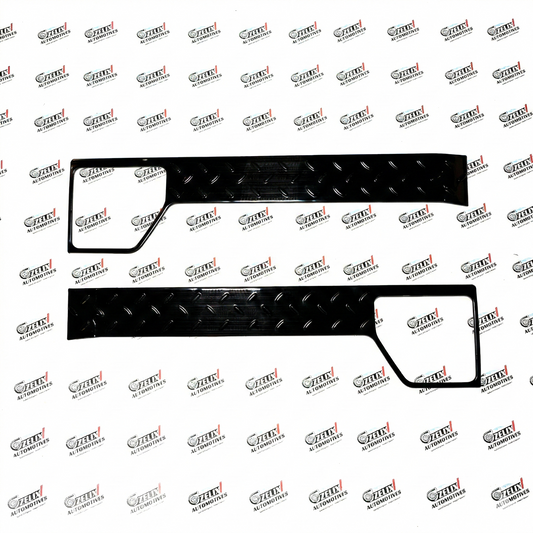 Jimny Interior Door Protection | Titanium Brushed Finish