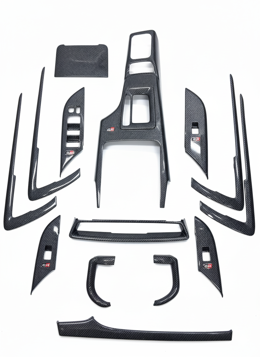 Toyota Fortuner and Hilux Interior Carbon Fiber  Kit | Aftermarket Premium  Upgrade