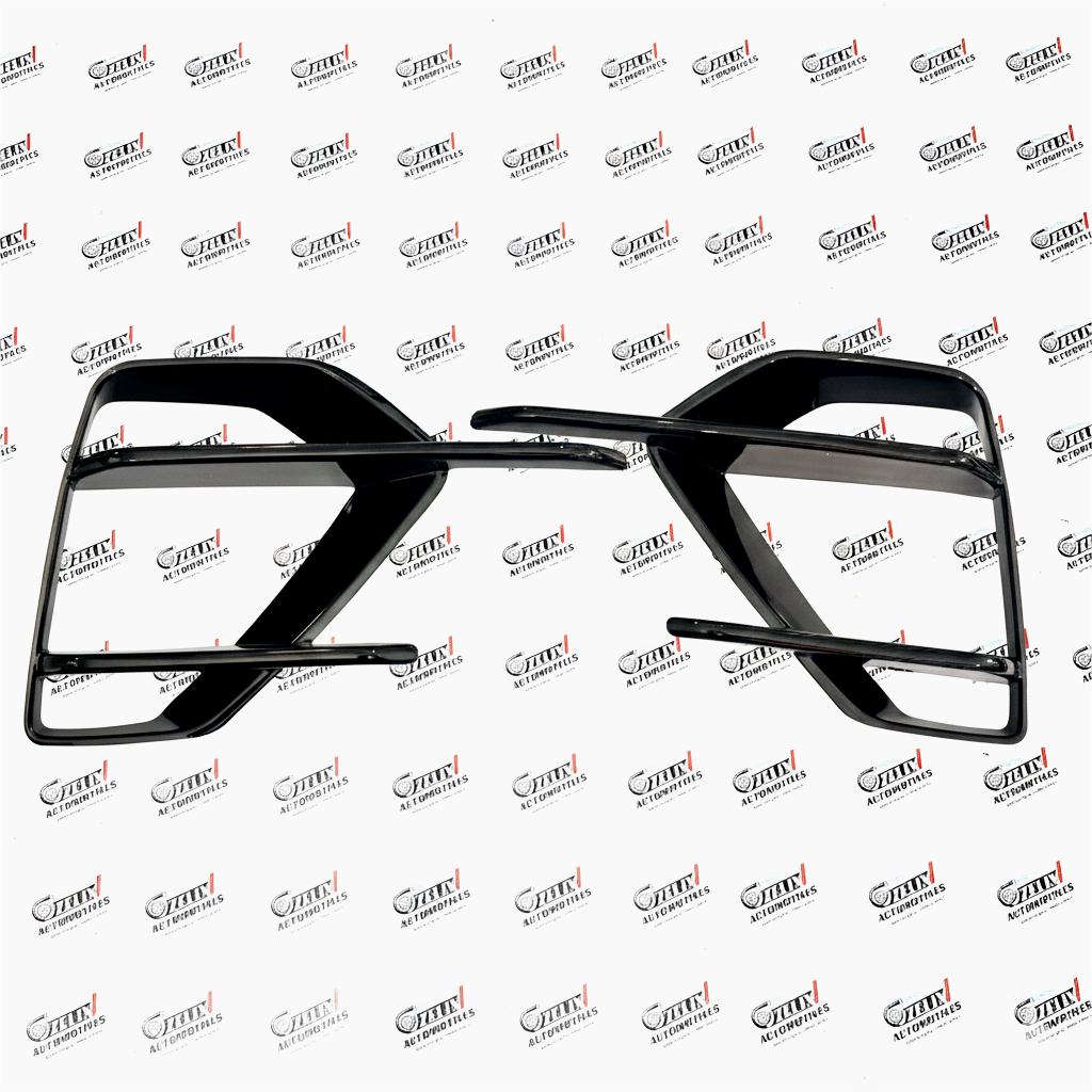 Volkswagen Virtus Fog Lamp Grill | Sporty Front Bumper Upgrade (Black/Carbon)Colour Options