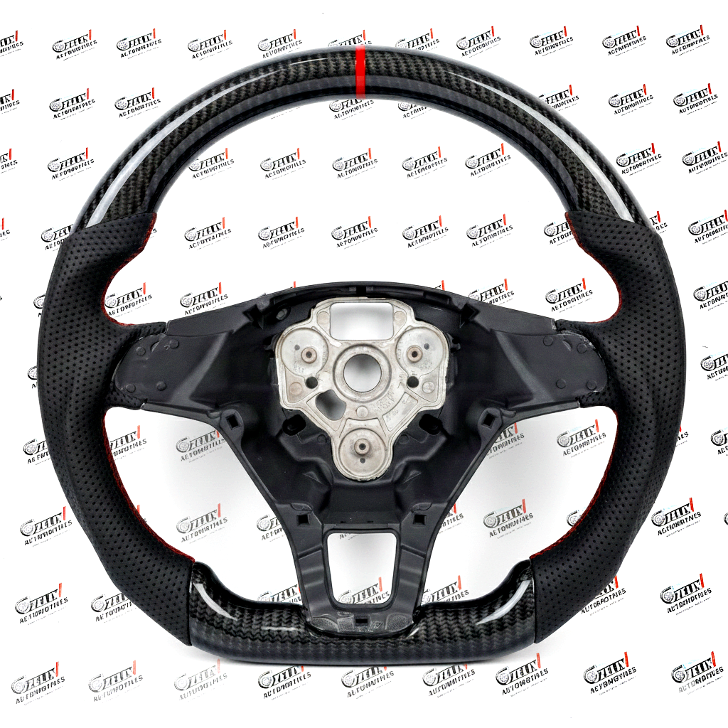Volkswagen Polo Hydro-Dipped Carbon Fiber  Steering Wheel | Premium Aftermarket Upgrade