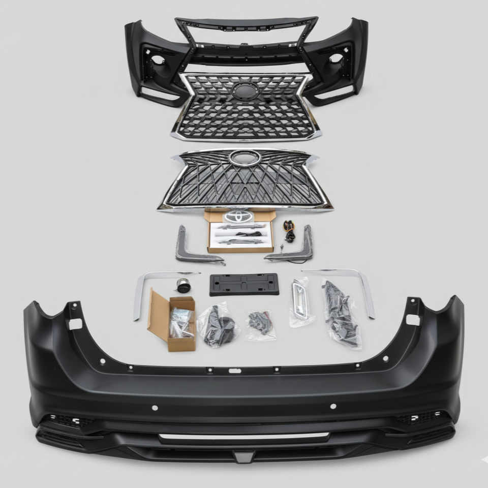 Toyota Fortuner  Lexus Style Conversion Kit | Aftermarket  GX Body Upgrade Fitment  2012–2015