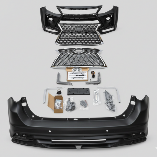 Toyota Fortuner  Lexus Style Conversion Kit | Aftermarket  GX Body Upgrade Fitment  2012–2015