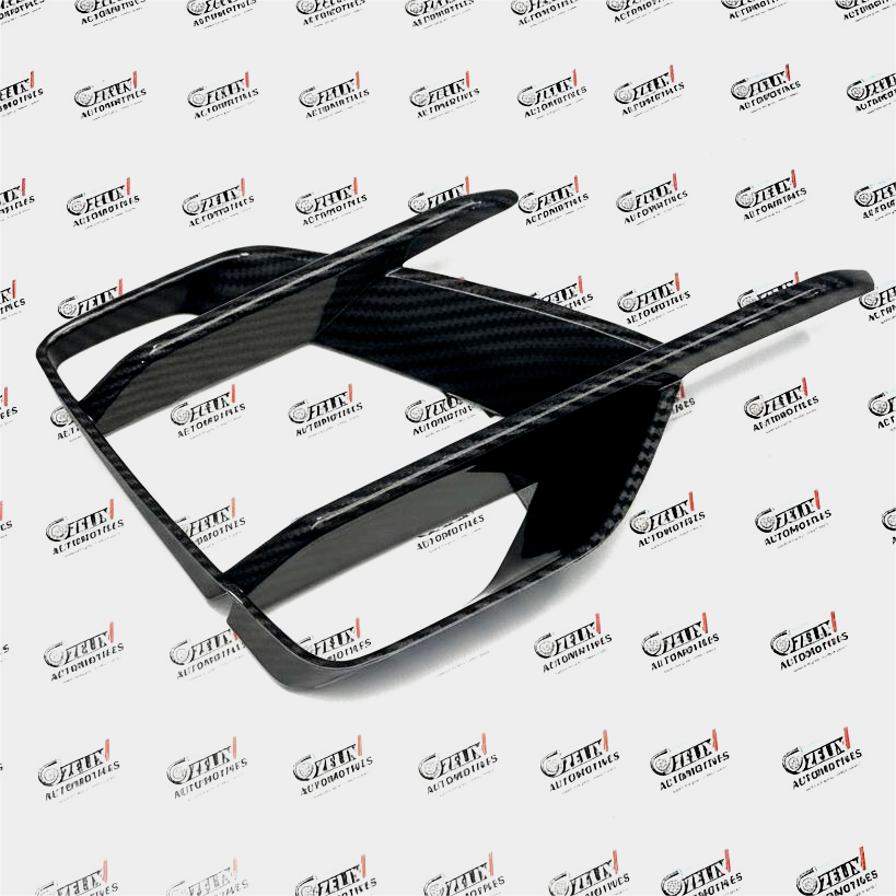 Volkswagen Virtus Fog Lamp Grill | Sporty Front Bumper Upgrade (Black/Carbon)Colour Options