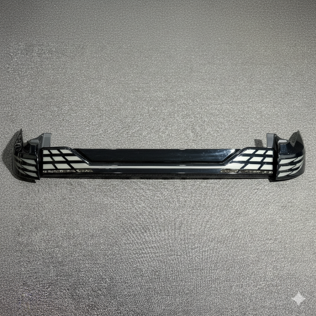 Toyota Innova Hycross Alphard Style Full Smoked Tail Light with Trunk Light | Aftermarket Tail Lamps