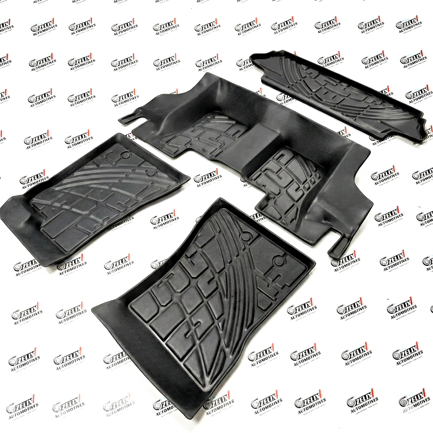 Mahindra Thar 3D Off-Road Mats | Heavy-Duty All-Weather Floor Liners