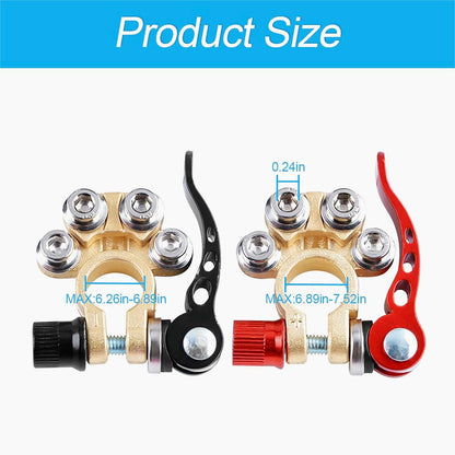 Car Battery Holder Clamp with Quick Release | Universal Fit