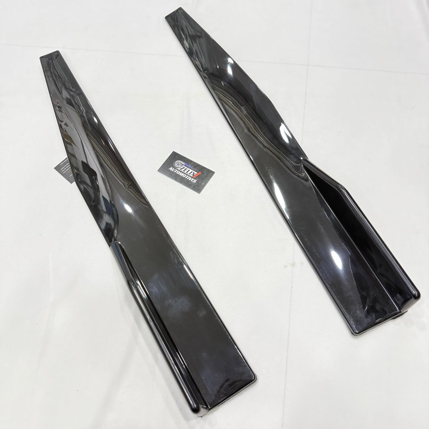 Universal  Short Side Skirts Set-2 | Premium ABS Gloss Black Finish