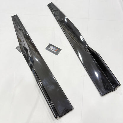 Universal  Short Side Skirts Set-2 | Premium ABS Gloss Black Finish