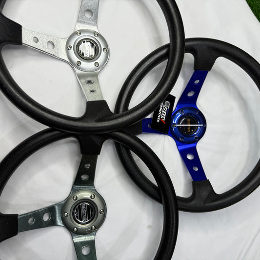 SPARCO Deep Dish 14-Inch Steering Wheel | Universal Racing Performance Design