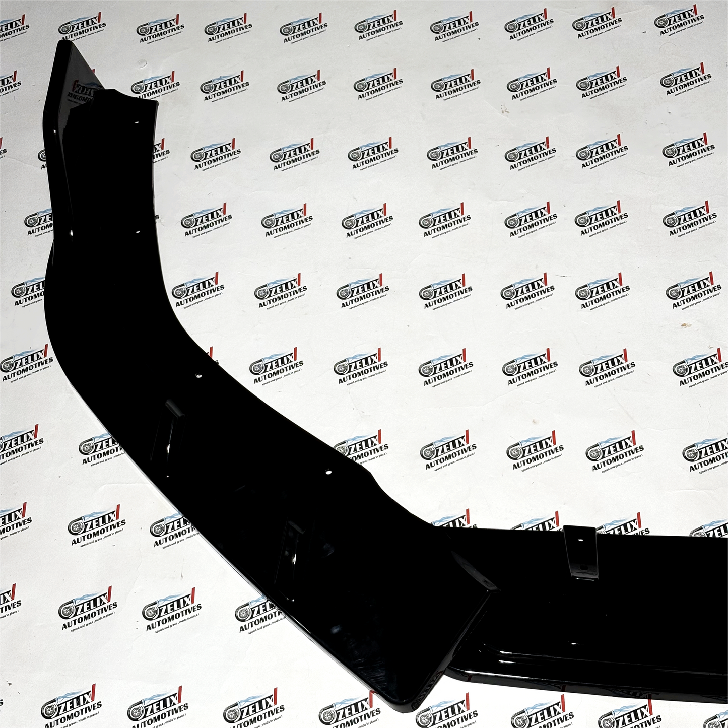 Hyundai Verna  Front Splitter  3-Piece Kit - (2023 Onwards) Gloss Black Finish