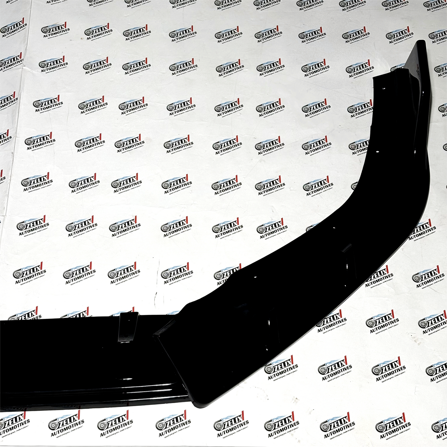 Hyundai Verna  Front Splitter  3-Piece Kit - (2023 Onwards) Gloss Black Finish