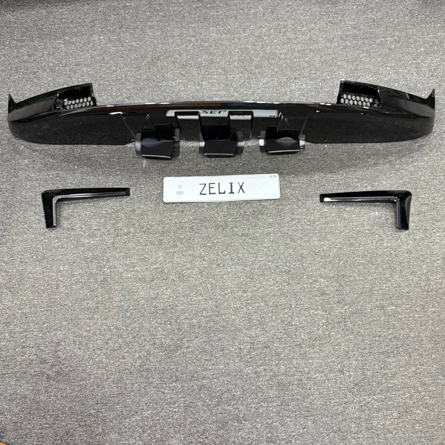 Land Rover Defender Front Splitter | Gloss Black Aerodynamic Splitter Kit