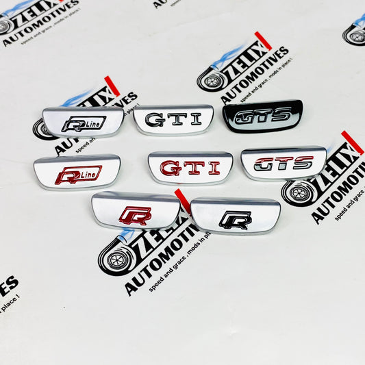 Polo Steering Badges | Universal Aftermarket Interior Emblem Stickers