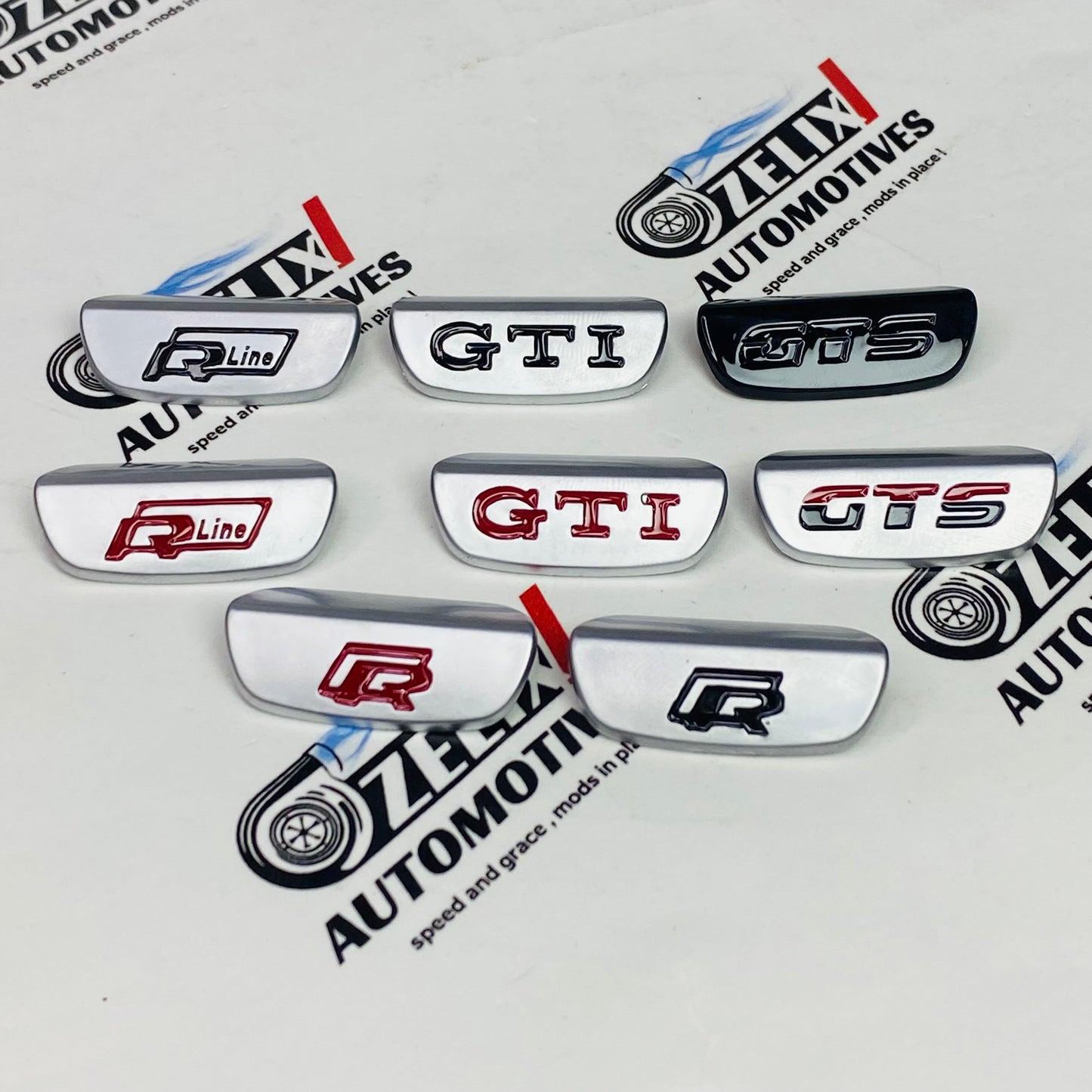 Polo Steering Badges | Universal Aftermarket Interior Emblem Stickers