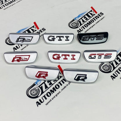 Polo Steering Badges | Universal Aftermarket Interior Emblem Stickers