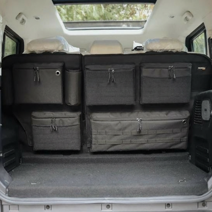 Thar Roxx Rear Seat Organizer | Premium Waterproof Canvas Storage System