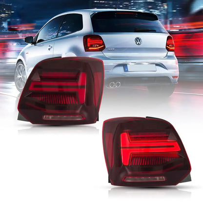 Volkswagen Polo Audi-Q2 Style LED Tail Lights | Aftermarket