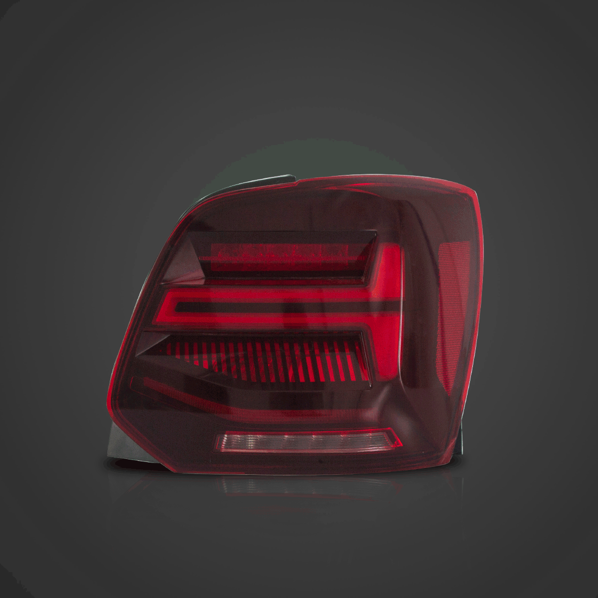 Volkswagen Polo Audi-Q2 Style LED Tail Lights | Aftermarket