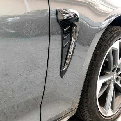 Car Air Flow Decorative Side Vent Set of 2 | Enhances Exterior Styling Universal Fit