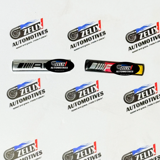 Mercedes Benz AMG Fender Emblems | AMG motorsport-inspired Design