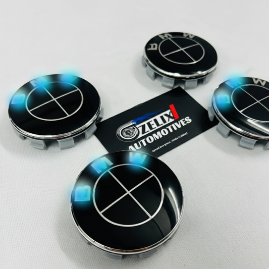 Black Edition Wheel Caps Compatible With BMW | Premium Aftermarket Set Of 4
