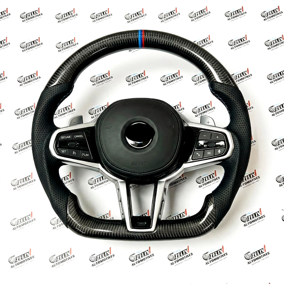 Original Carbon Fiber Steering Wheel Compatible with BMW i-Series