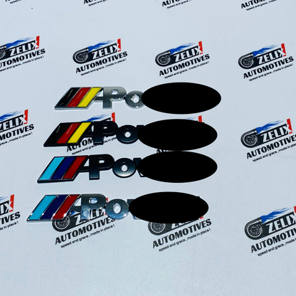 Rear Emblems M-Power Style OEM-Design | Enhances rear styling