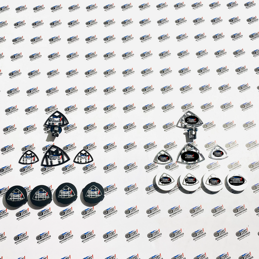 Complete Emblem Kit Compatible With Mercedes-Maybach  | Wheel Caps, Hood Logo & Fender Badges