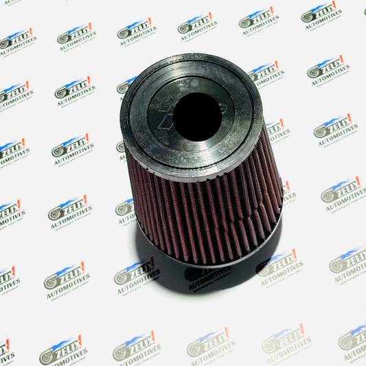 K&N   Style Long Conical Air Filter | Aftermarket 3-Inch  Performance Intake | Universal Fit