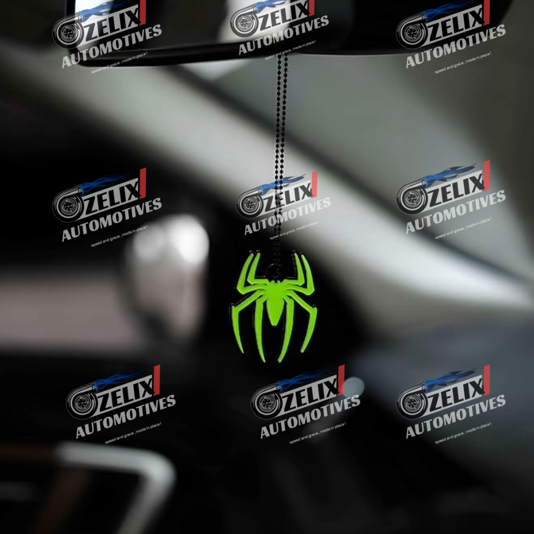 Fluorescent Neon Car Mirror Hanging | Multiple Designs