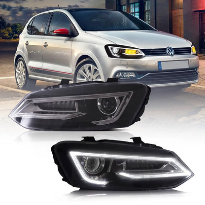 Volkswagen Polo Audi A4 Style Projector Headlights | Aftermarket