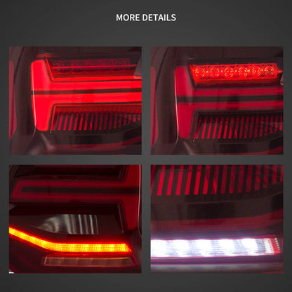 Volkswagen Polo Audi-Q2 Style LED Tail Lights | Aftermarket