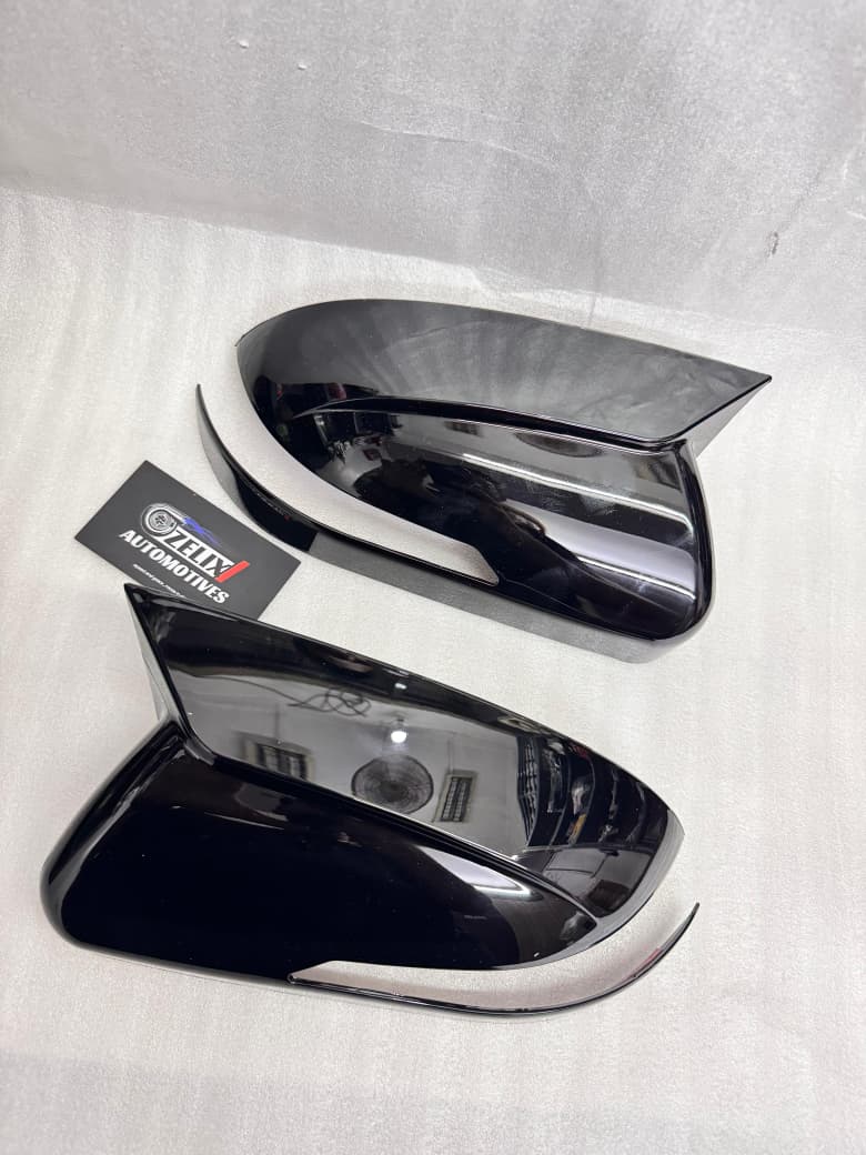 Hyundai i20 Elite Batman-Style Mirror Caps | Premium Glossy Black (Fits 2014–2019 Models)