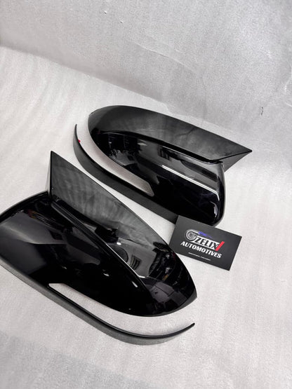 Hyundai i20 Elite Batman-Style Mirror Caps | Premium Glossy Black (Fits 2014–2019 Models)