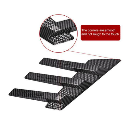 Rear Windshield Spoiler Fins | Universal Fit with Colors Options