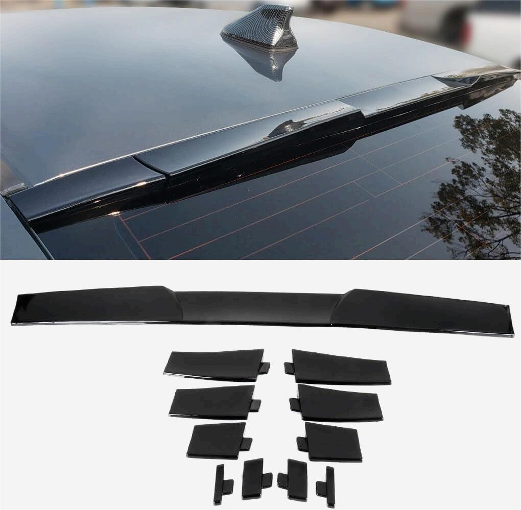 Universal  Rubber Spoiler | Sporty Look With 3-Size Adjustable Fitment