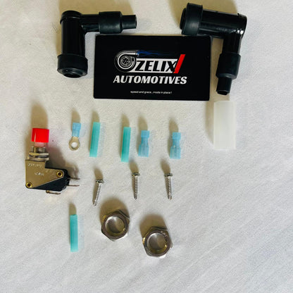 Image highlighting the wiring harness and remote activation switch layout