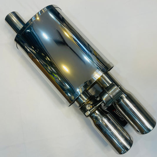 Borla Valvetronic dual-tip exhaust, plain finish