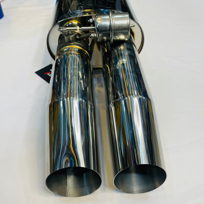 Close-up of Valvetronic valve mechanism on Borla Spit Fire exhaust