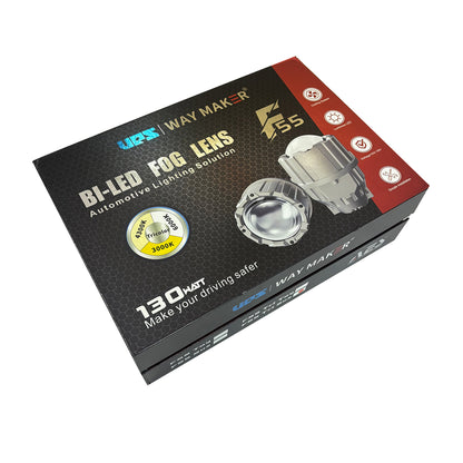 UPS Way maker F55 Bi-Led Projector Fog Lens Tri Color
