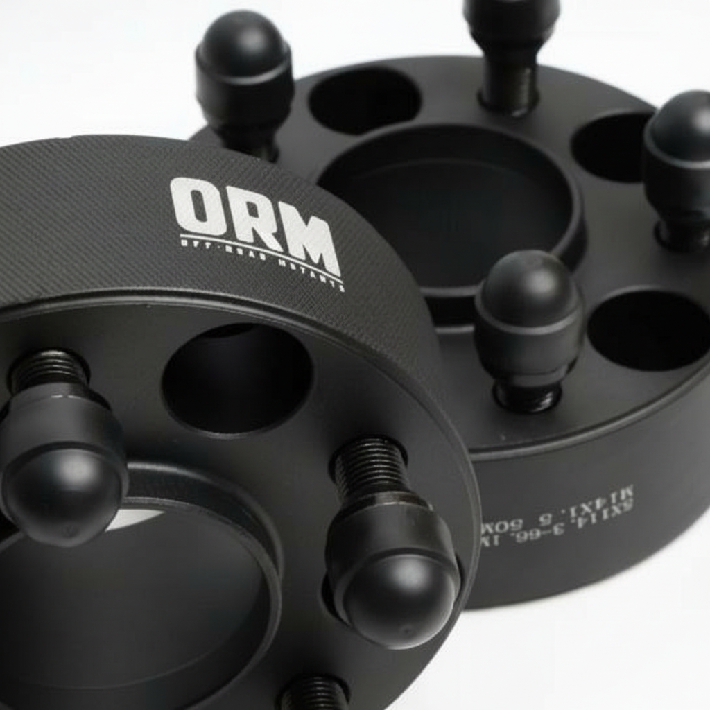 Thar Roxx ORM Wheel Spacers | Aftermarket Spacers Matt Black Colour  (Set of 4)
