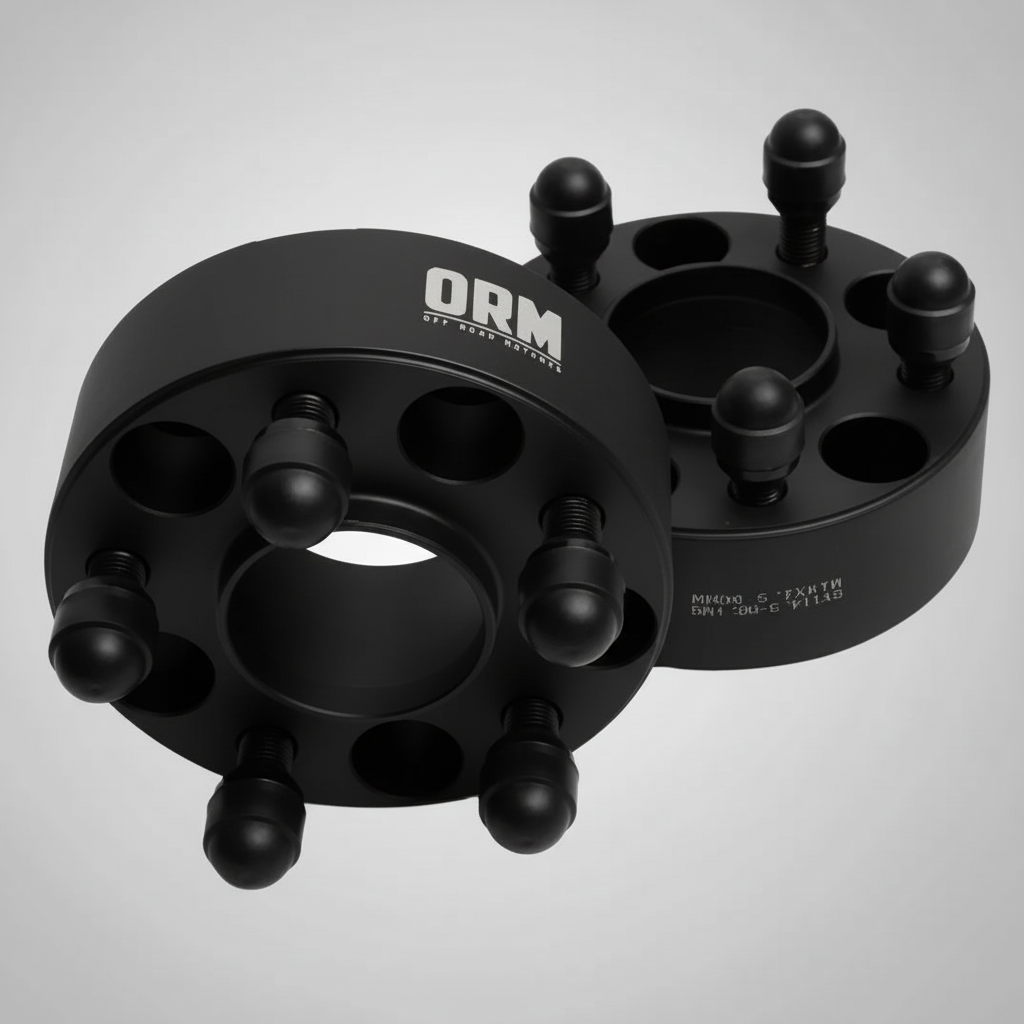 Thar Roxx ORM Wheel Spacers | Aftermarket Spacers Matt Black Colour  (Set of 4)