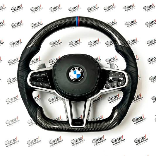 BMW i-Series Steering Wheel | Original Carbon Fiber Finish