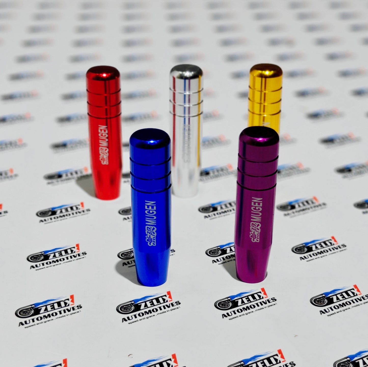 MUGEN Aluminum Universal Gear Shift Knob | 13cm Racing Style